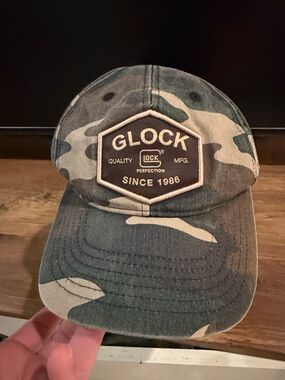 GLOCK Men's Camo Baseball Cap - Green Camo